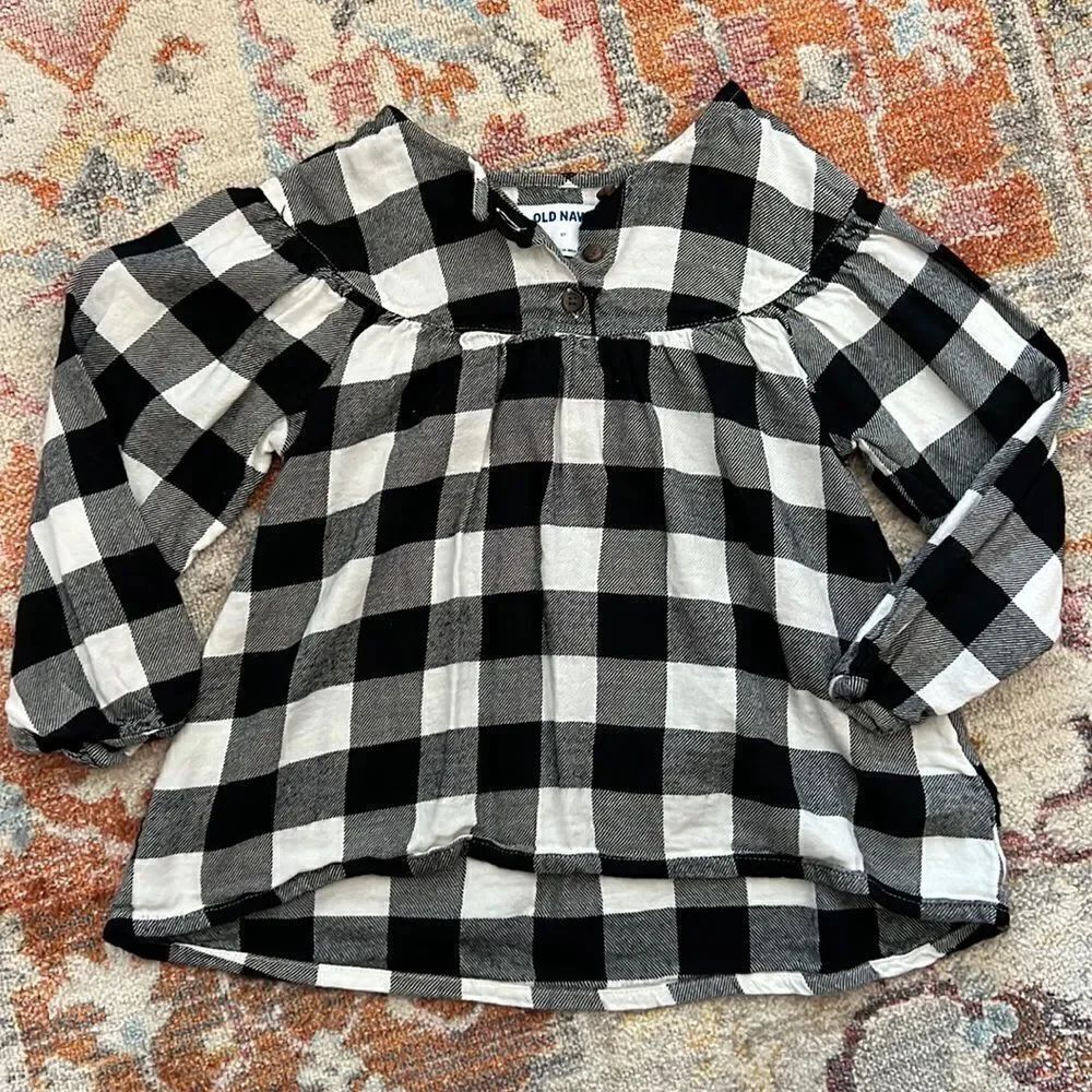 Old Navy Toddler Plaid Blouse
